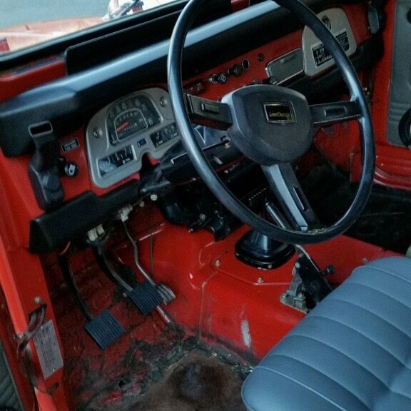 1981 Red Toyota Land Cruiser