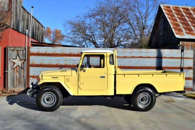 1981 Tan Toyota Land Cruiser Pickup Truck