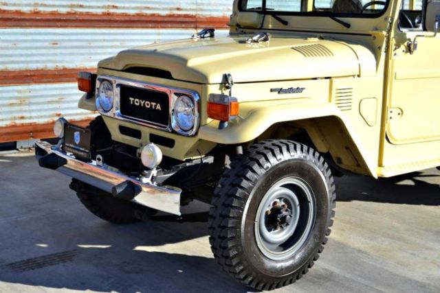 1981 Tan Toyota Land Cruiser Pickup Truck