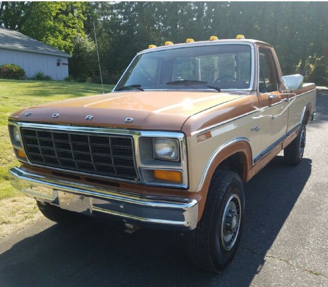 1981 Tan and copper Ford F-350