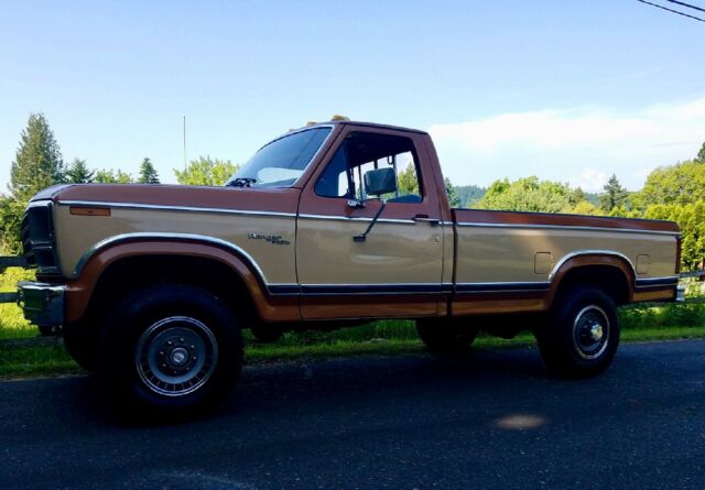 1981 Tan and copper Ford F-350