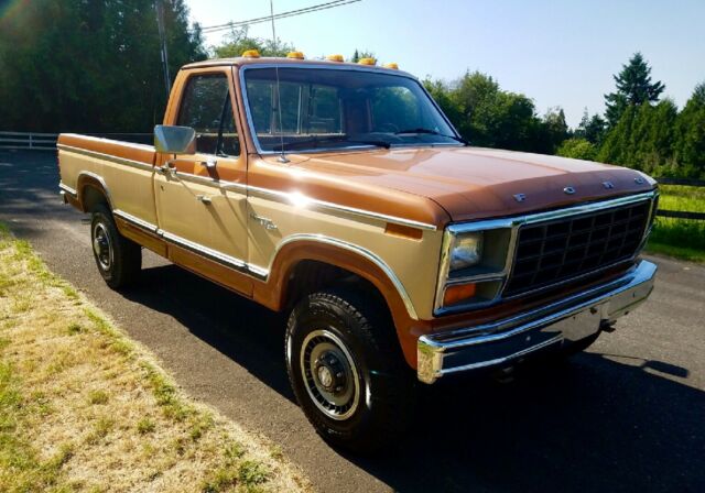 1981 Tan and copper Ford F-350