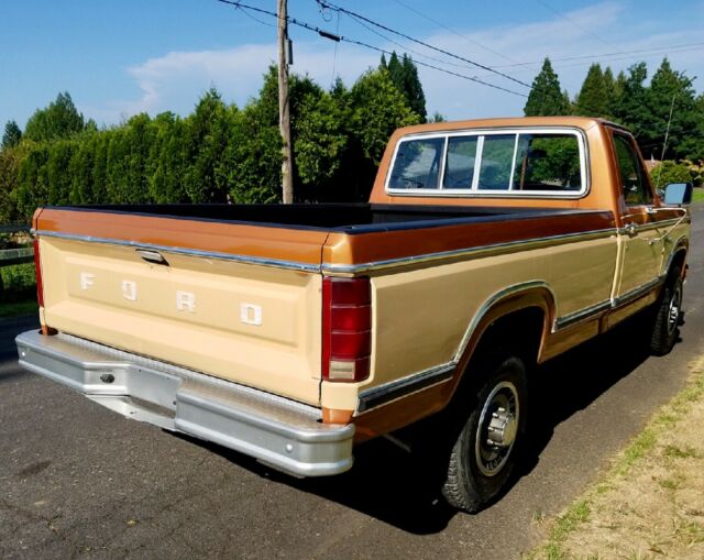 1981 Tan and copper Ford F-350