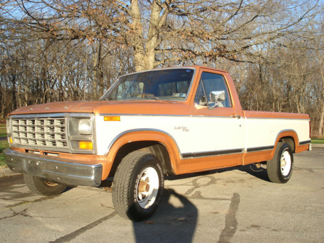 1981 Copper & Cream Ford F-100 Standard Cab Pickup