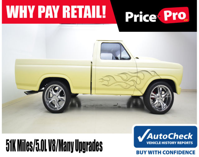 1981 Yellow Ford F-100 Pickup Truck