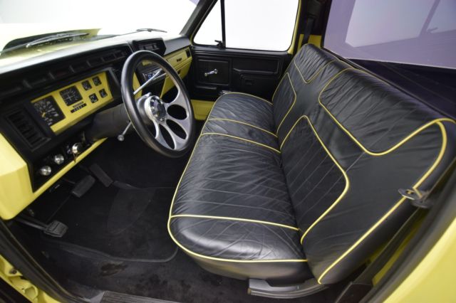 1981 Yellow Ford F-100 Pickup Truck