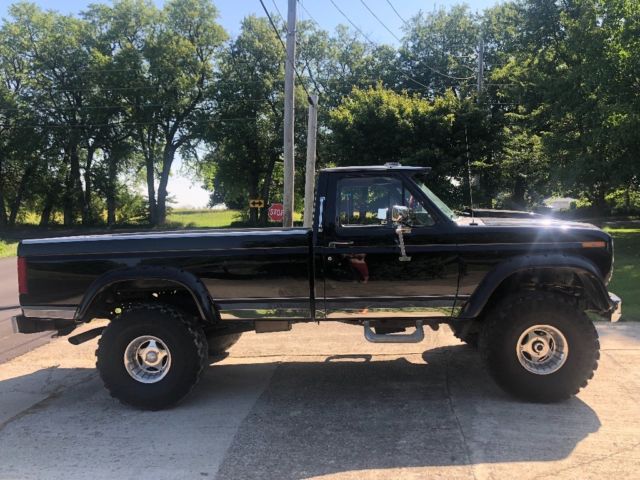1981 Black Ford F-150 Standard Cab Pickup