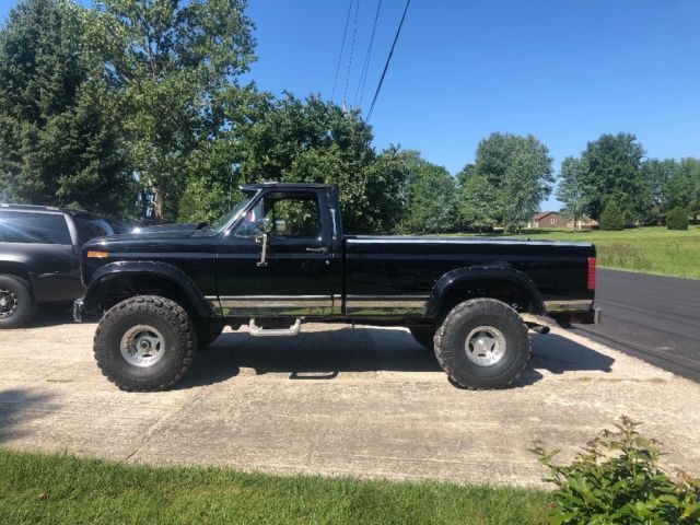 1981 Black Ford F-150 Standard Cab Pickup