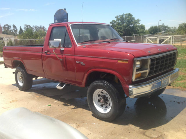 1981 Red Ford F-250 Regular Cab