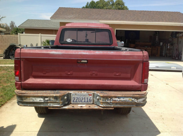 1981 Red Ford F-250 Regular Cab