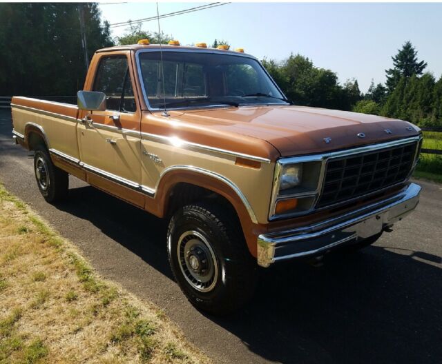 1981 Brown Ford F-350