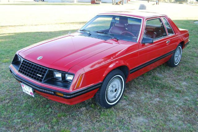 1981 Red Ford Mustang