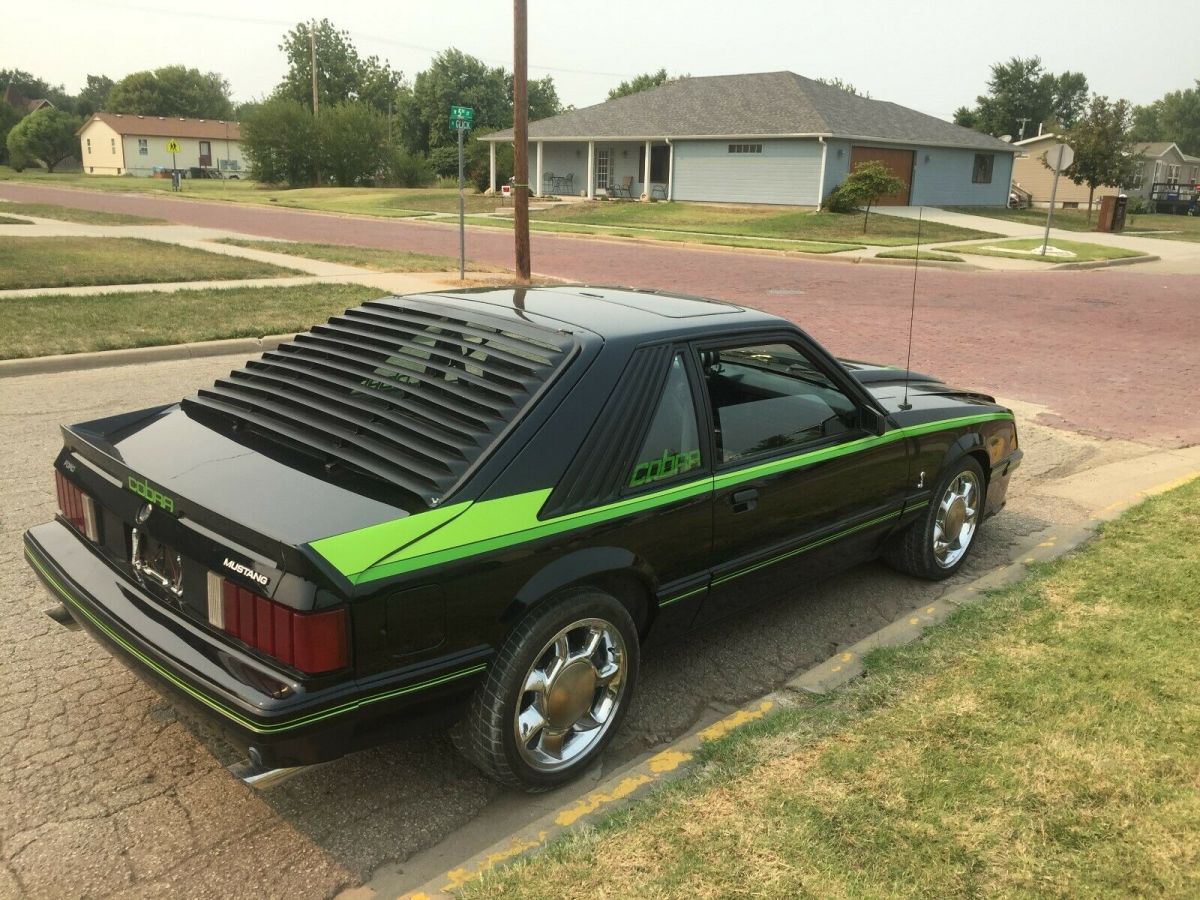1981 Black Ford Mustang Fastback
