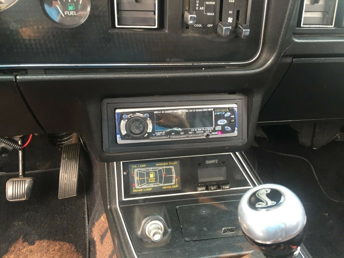 1981 Black Ford Mustang Fastback