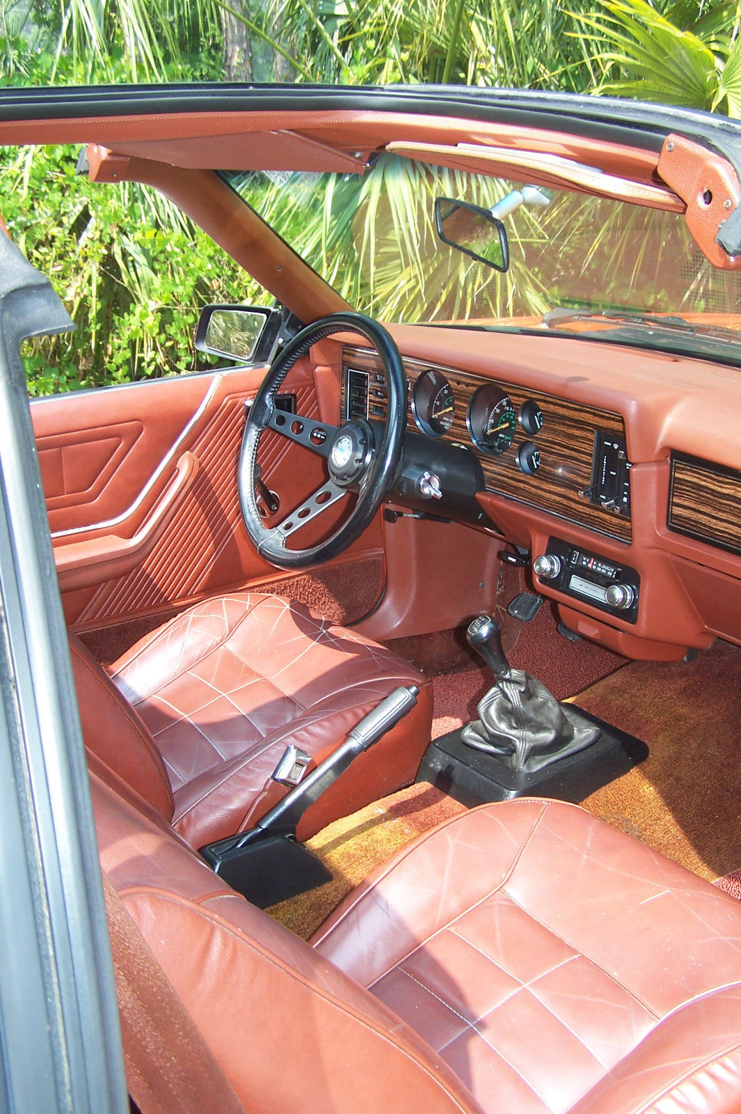 1981 Orange Ford Mustang Hatchback