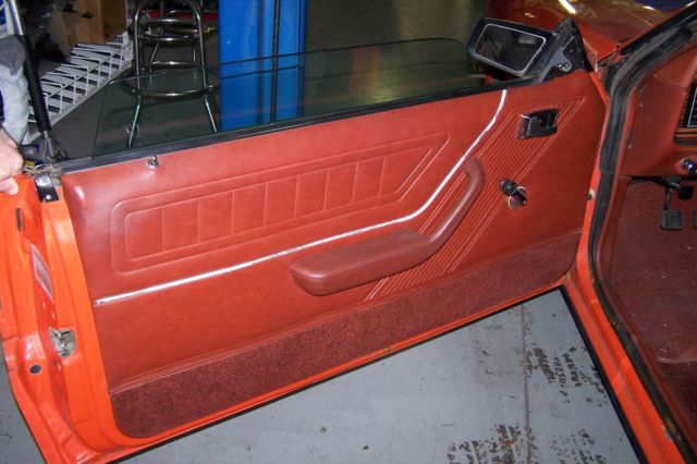 1981 Orange Ford Mustang Hatchback
