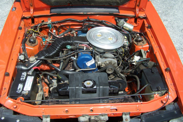 1981 Orange Ford Mustang Hatchback