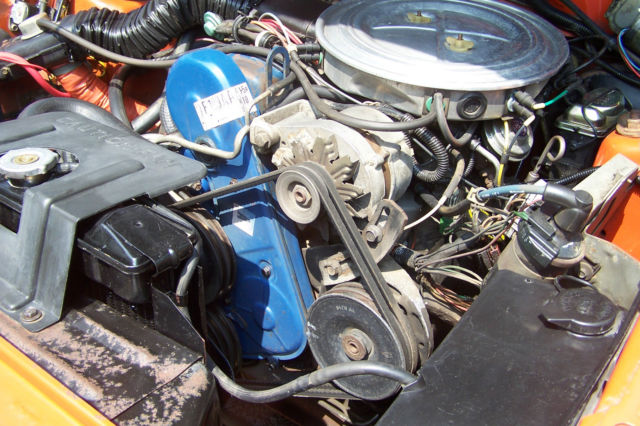 1981 Orange Ford Mustang Hatchback