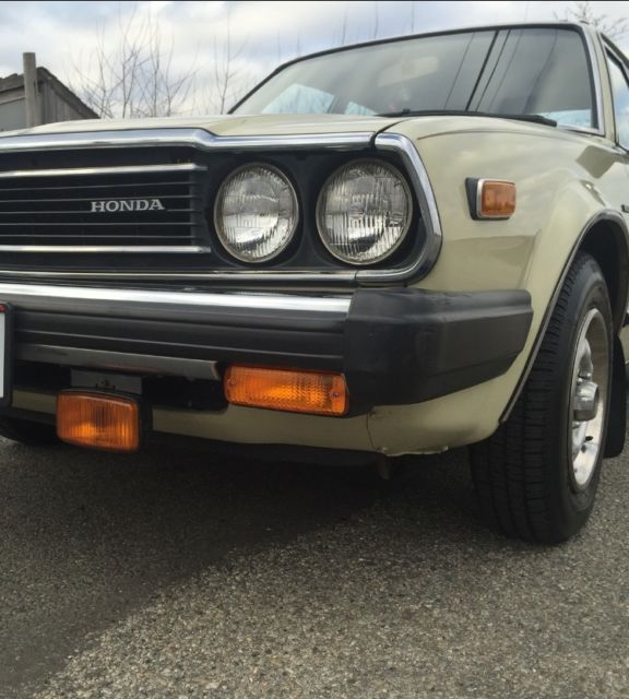 1981 Biege Honda Accord 4door