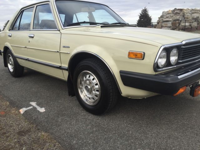 1981 Biege Honda Accord 4door