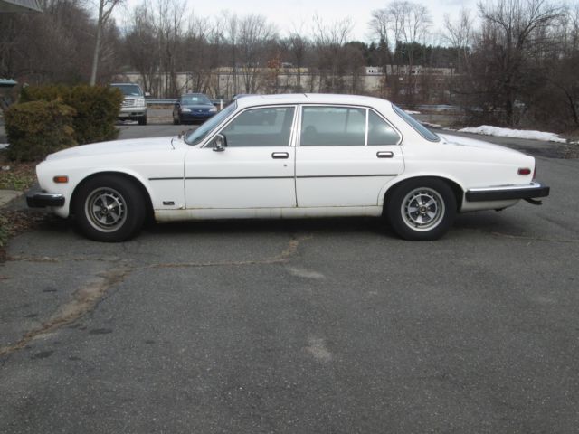 1981 White Jaguar XJ6 Sedan
