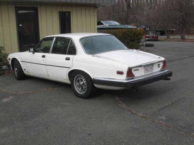 1981 White Jaguar XJ6 Sedan