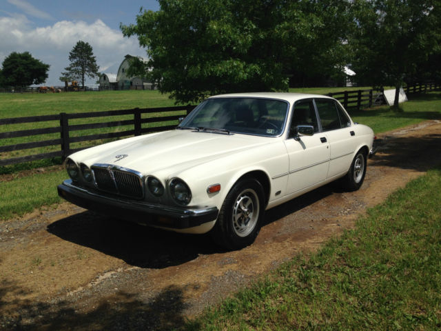 1981 White Jaguar XJ6 Sedan