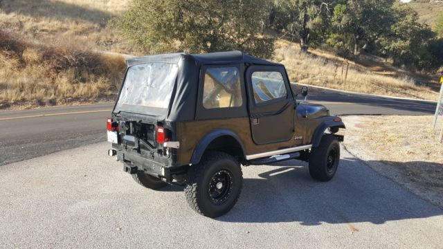 1981 Black Jeep CJ