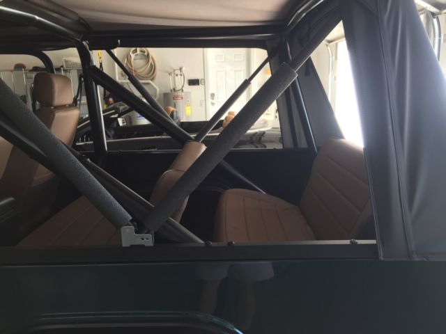 1981 Black Diamond Pearl (Green) Jeep CJ Removable soft top and sides