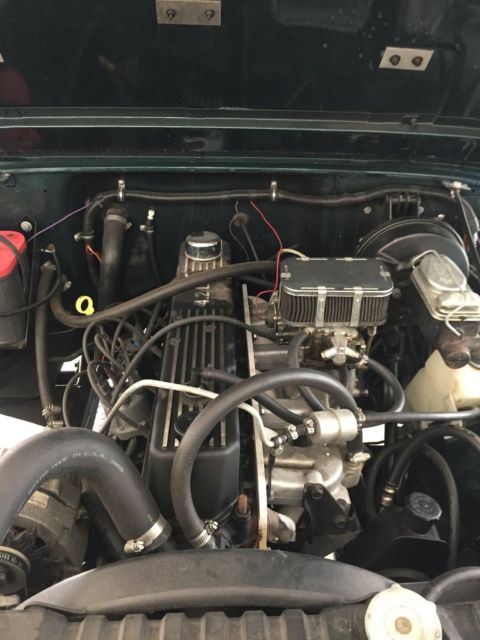 1981 Black Diamond Pearl (Green) Jeep CJ Removable soft top and sides