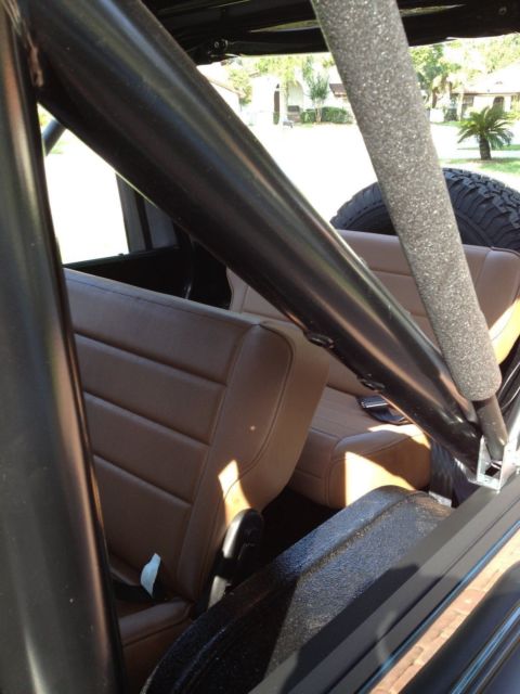 1981 Black Diamond Pearl (Green) Jeep CJ Removable soft top and sides