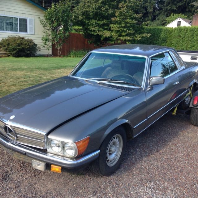 1981 Gray Mercedes-Benz SL-Class Coupe