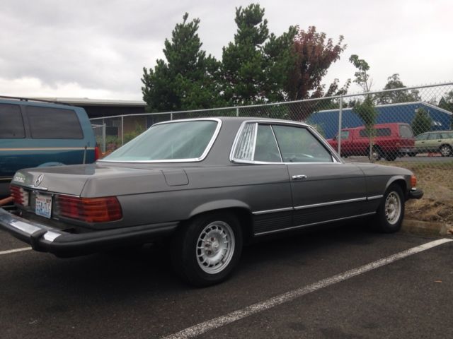 1981 Gray Mercedes-Benz SL-Class Coupe