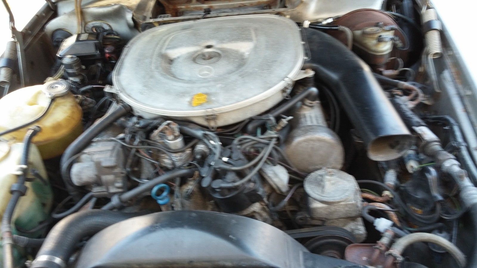 1981 Silver Mercedes-Benz 500-Series Convertible