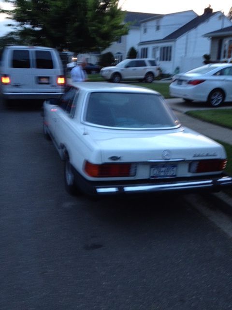 1981 White Mercedes-Benz 300-Series Coupe
