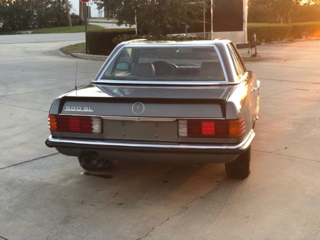 1981 Gray Mercedes-Benz SL-Class Convertible