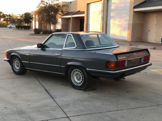 1981 Gray Mercedes-Benz SL-Class Convertible