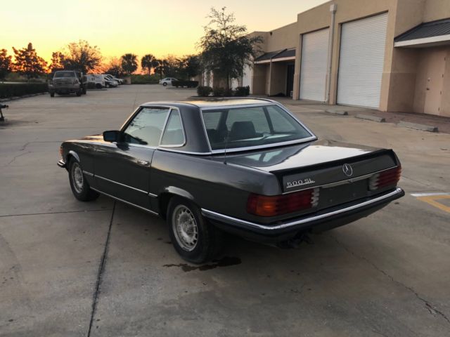 1981 Gray Mercedes-Benz SL-Class Convertible