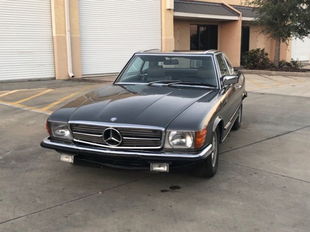 1981 Gray Mercedes-Benz SL-Class Convertible