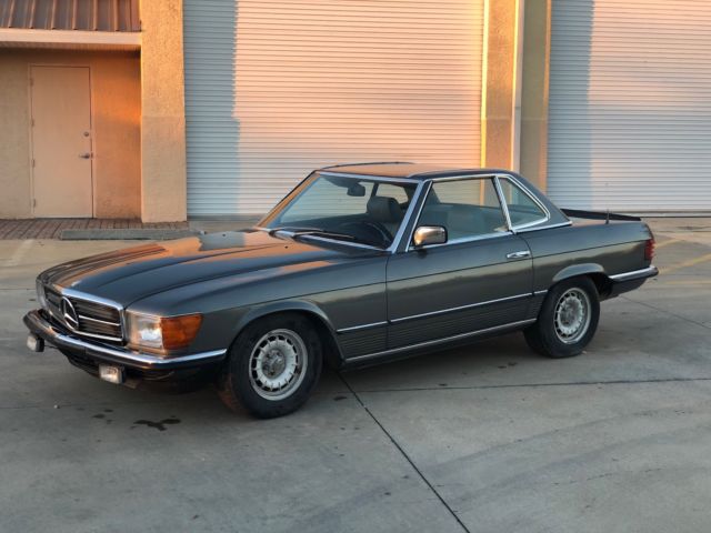 1981 Gray Mercedes-Benz SL-Class Convertible