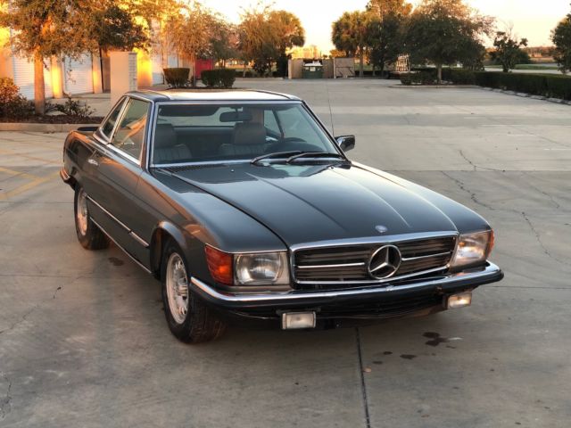 1981 Gray Mercedes-Benz SL-Class Convertible