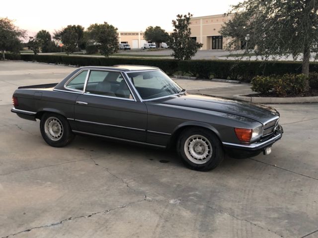 1981 Gray Mercedes-Benz SL-Class Convertible