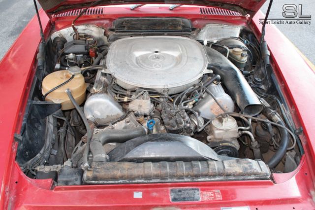 1981 Red Mercedes-Benz SL-Class Coupe