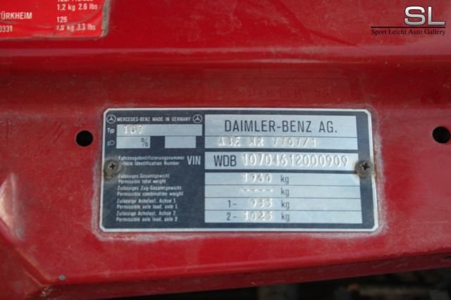 1981 Red Mercedes-Benz SL-Class Coupe