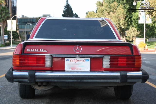 1981 Red Mercedes-Benz SL-Class Coupe