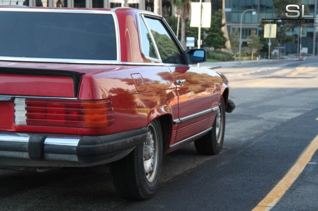 1981 Red Mercedes-Benz SL-Class Coupe