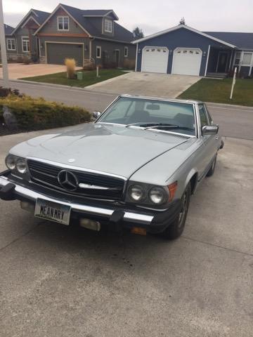 1981 Silver Mercedes-Benz SL-Class Coupe