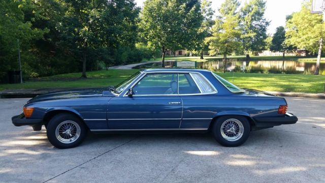 1981 Lapis Blue Mercedes-Benz SL-Class Coupe