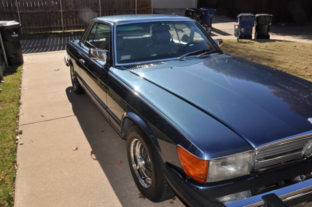 1981 Lapis Blue Mercedes-Benz SL-Class Coupe