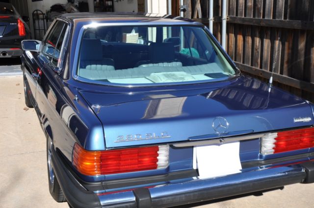 1981 Lapis Blue Mercedes-Benz SL-Class Coupe